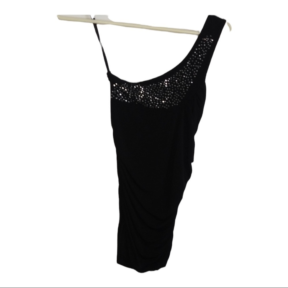 Discreet bling  one strap tank top Sz S/M